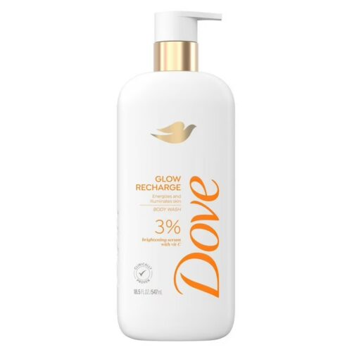 Dove Beauty Serum Body Wash with 3% Brightening Serum + Vitamin C - Glow Recharge - 18.5 fl oz product image