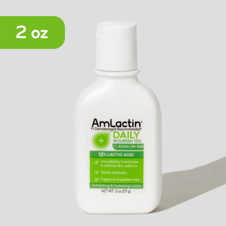 AmLactin Daily Nourish Rough Dry Body Lotion 12% Lactic Acid 2 oz product image