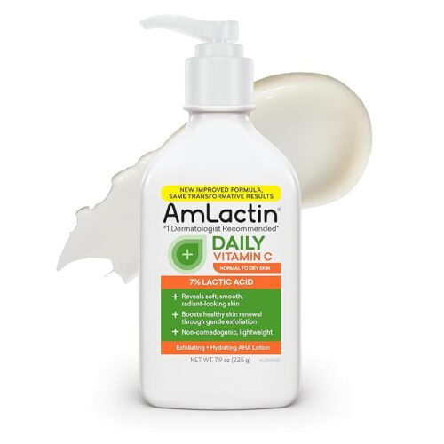 amlactin daily vitamin c lotion with 7% lactic acid 7.9 oz
