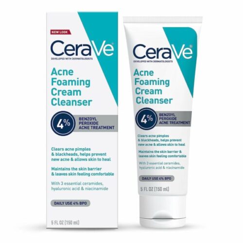 CeraVe Acne Foaming Cream Cleanser 5 oz product image