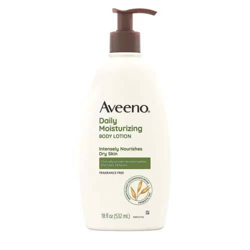 Aveeno Daily Moisturizing Body Lotion With Oat For Dry Skin 18 fl oz product image