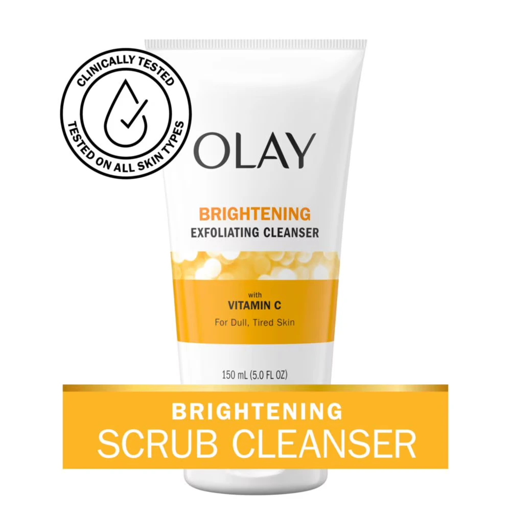 Olay Brightening Vitamin C Face Cleanser Face Wash for Dull Skin No Scent 5.0 fl oz product image