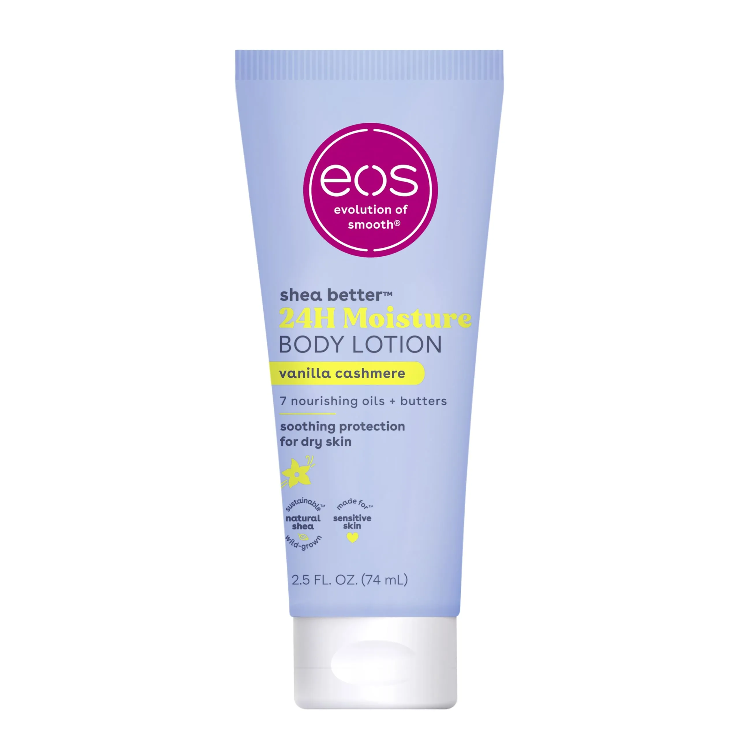 EOS Shea Better Travel Size Body Lotion Vanilla Cashmere 2.5 oz product image