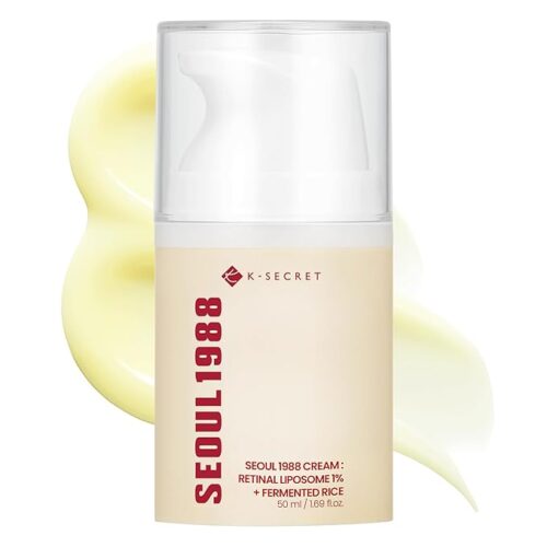 K-secret Seoul 1988 Cream: Retinal Liposome 1% + Fermented Rice 1.69 oz product image